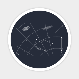 Night sky objects Magnet